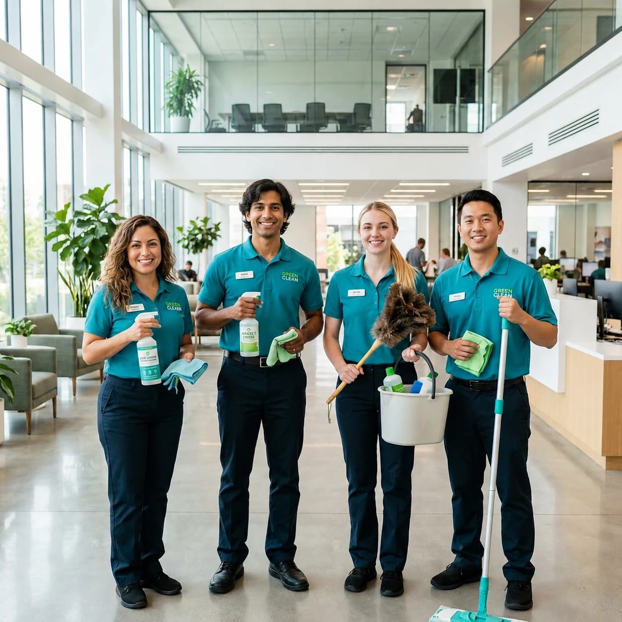 Our professional cleaning team