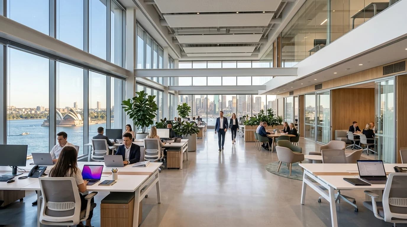 Modern corporate commercial office facility Sydney