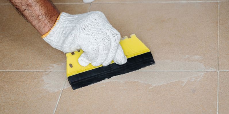 Clean tile grout