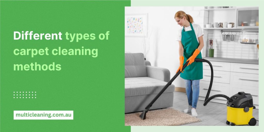Types of carpet cleaning