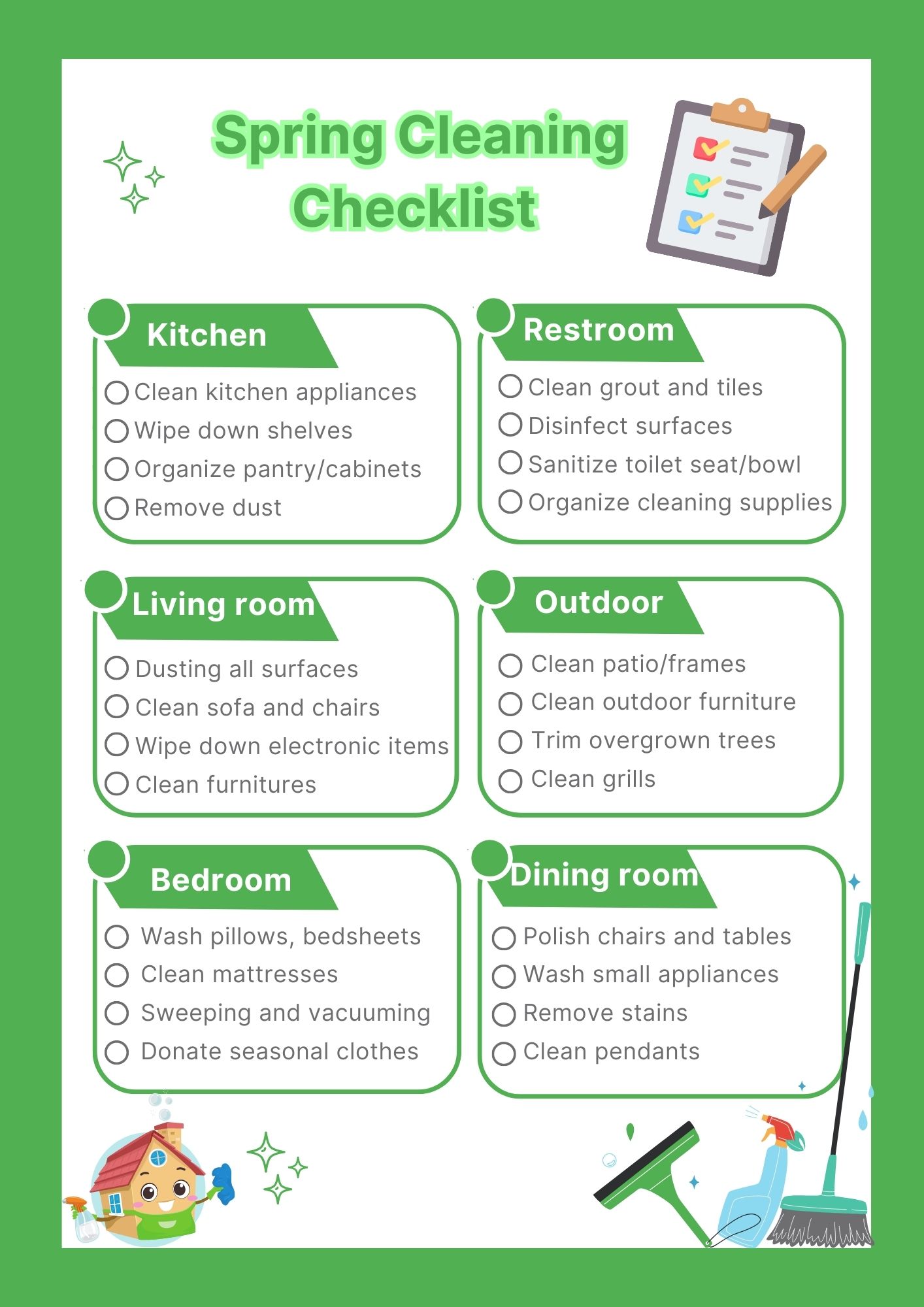 Ultimate Deep Cleaning Checklist, 2023