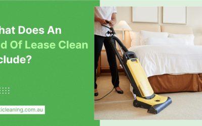 What does an end of lease clean include