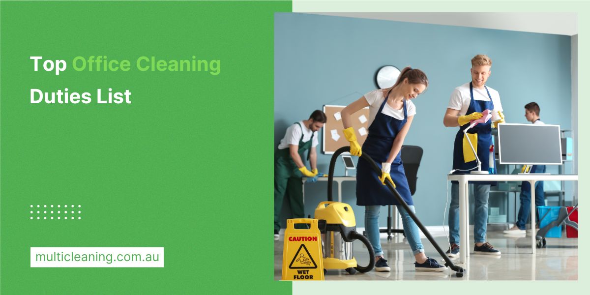 Office Cleaning Duties List Multi Cleaning
